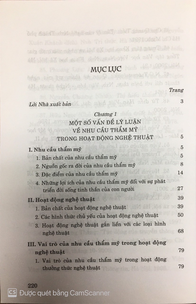 Nâng cao nhu cầu thẩm mỹ trong hoạt động nghệ thuật ở Việt Nam hiện nay