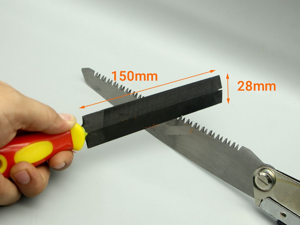 DŨA MÀI LƯỠI CƯA MŨI KHOÉT LỖ GỖ 6"