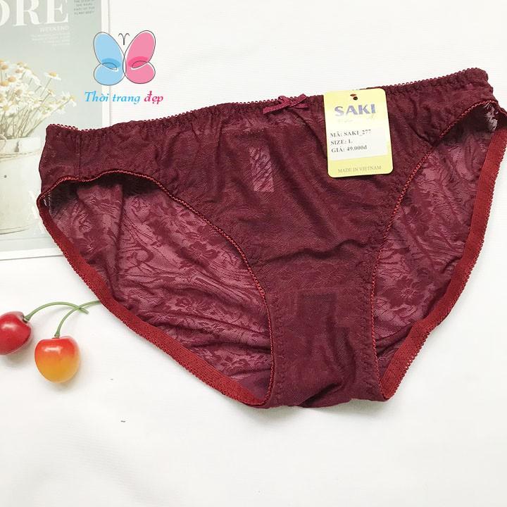 1 QUẦN LÓT NỮ THUN BÔNG ÉP SAKI - QLNU50