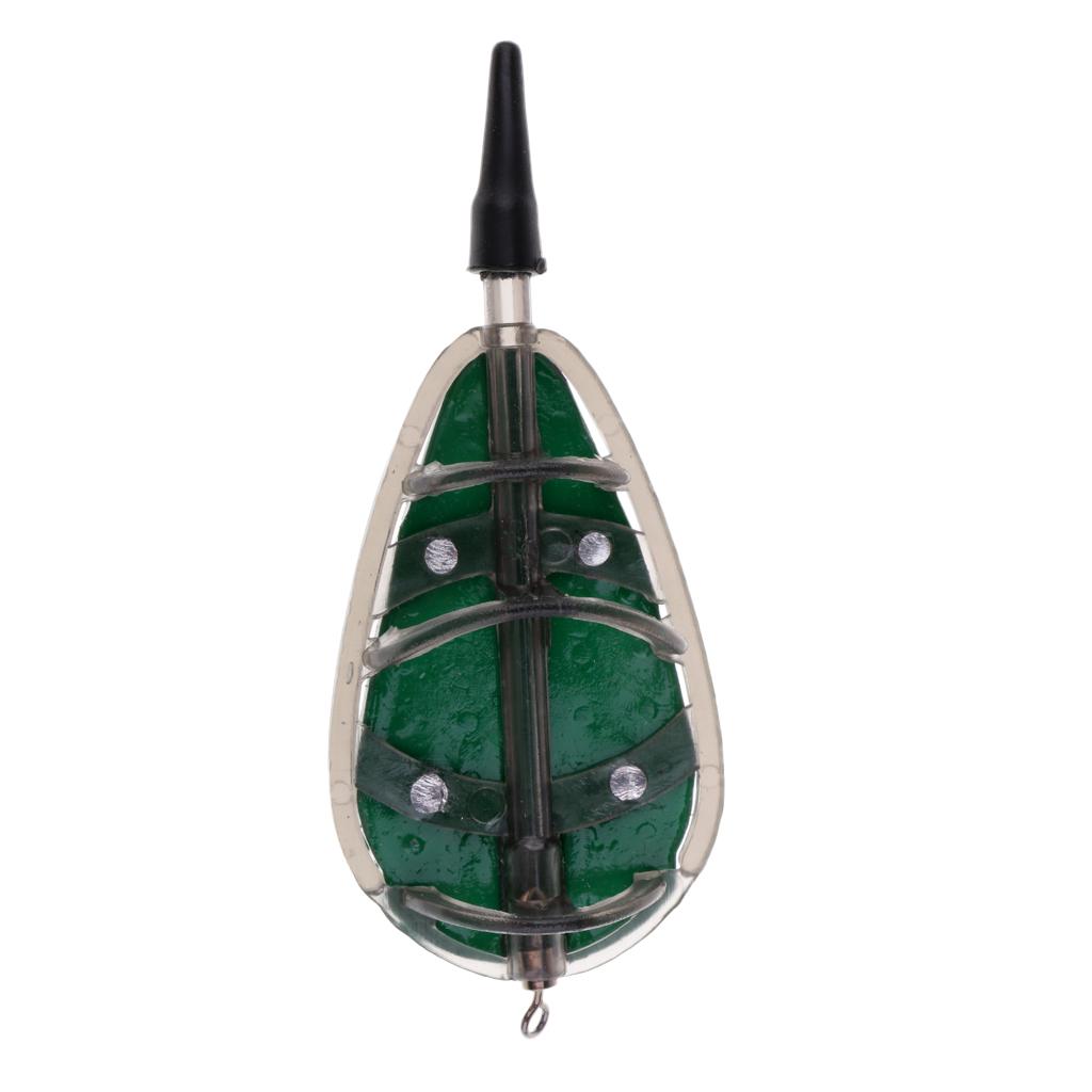 Inline Flat Method Feeders Carp Fishing Bait Cage Terminal Tackle 30g