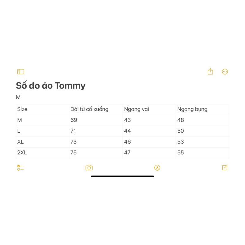 Áo sơ mi ngắn tay thương hiệu TOMMY