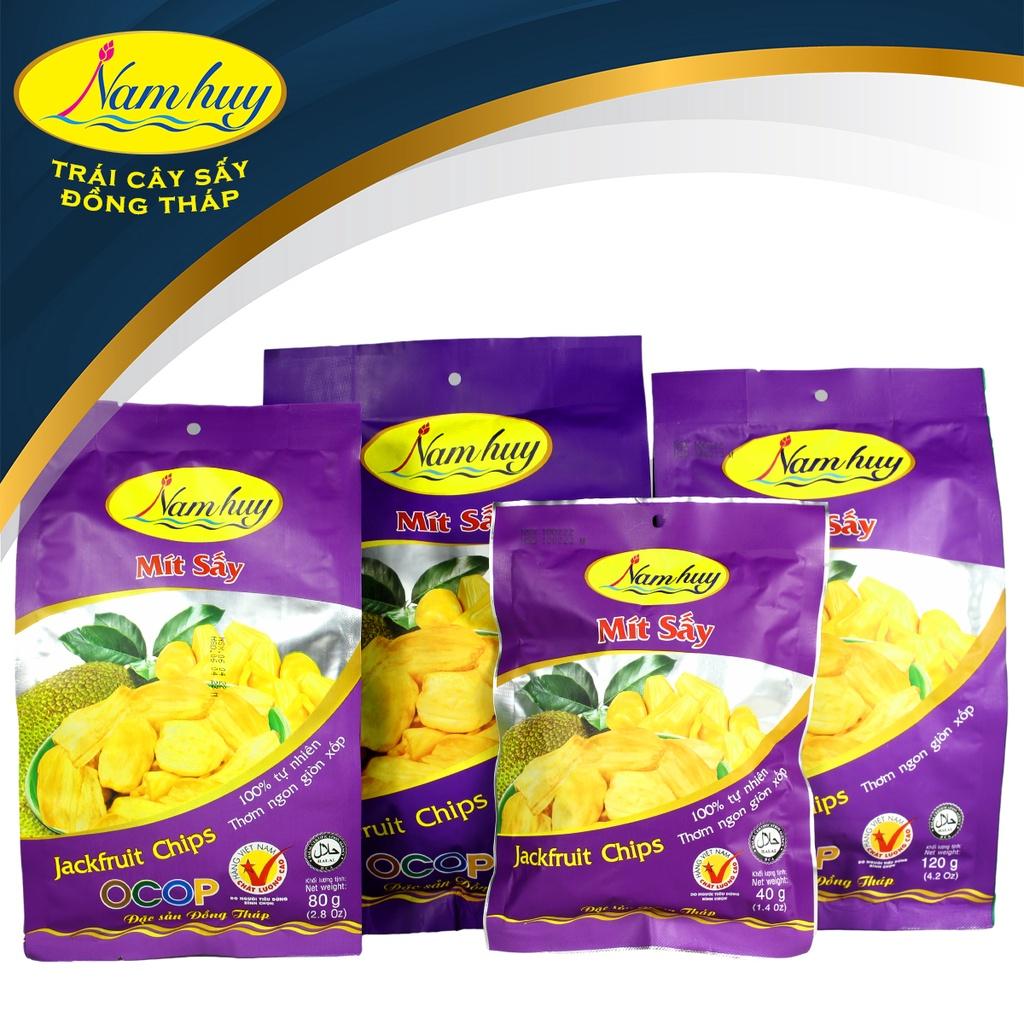 Mít sấy 40G/80G/120G/200G NAM HUY thơm giòn rụm