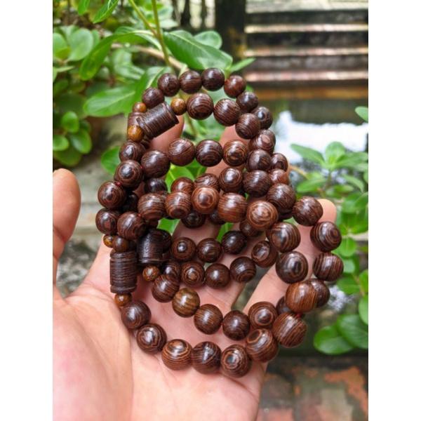 Vòng lắc tay nam nữ gỗ hạt 10ly 12ly mix đốt trúc