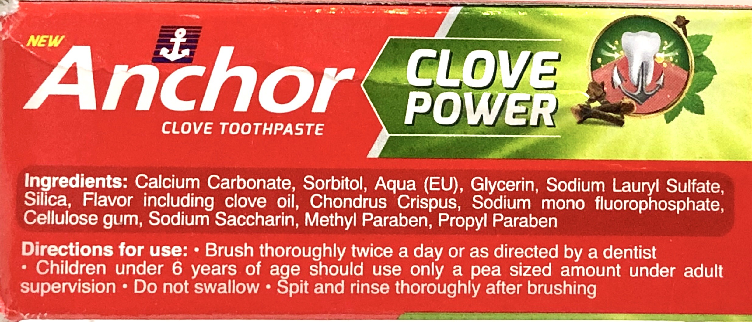 KEM ĐÁNH RĂNG GIÚP GIẢM HÔI MIỆNG ANCHOR CLOVE POWER 175g