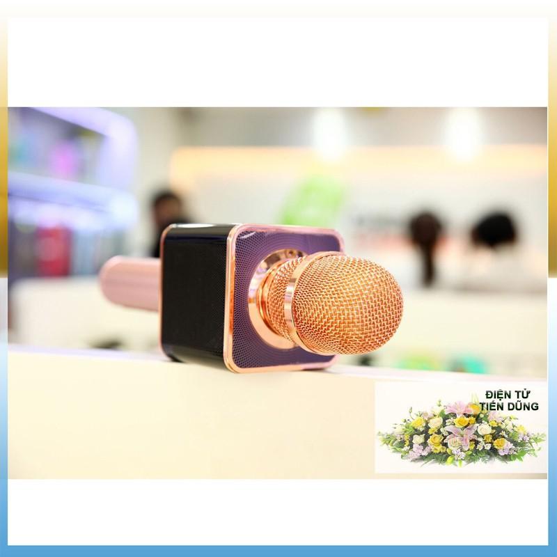 Mic Bluetooth Karaoke Kiêm Loa YS11 Âm Thanh Và Hút Mic Tốt