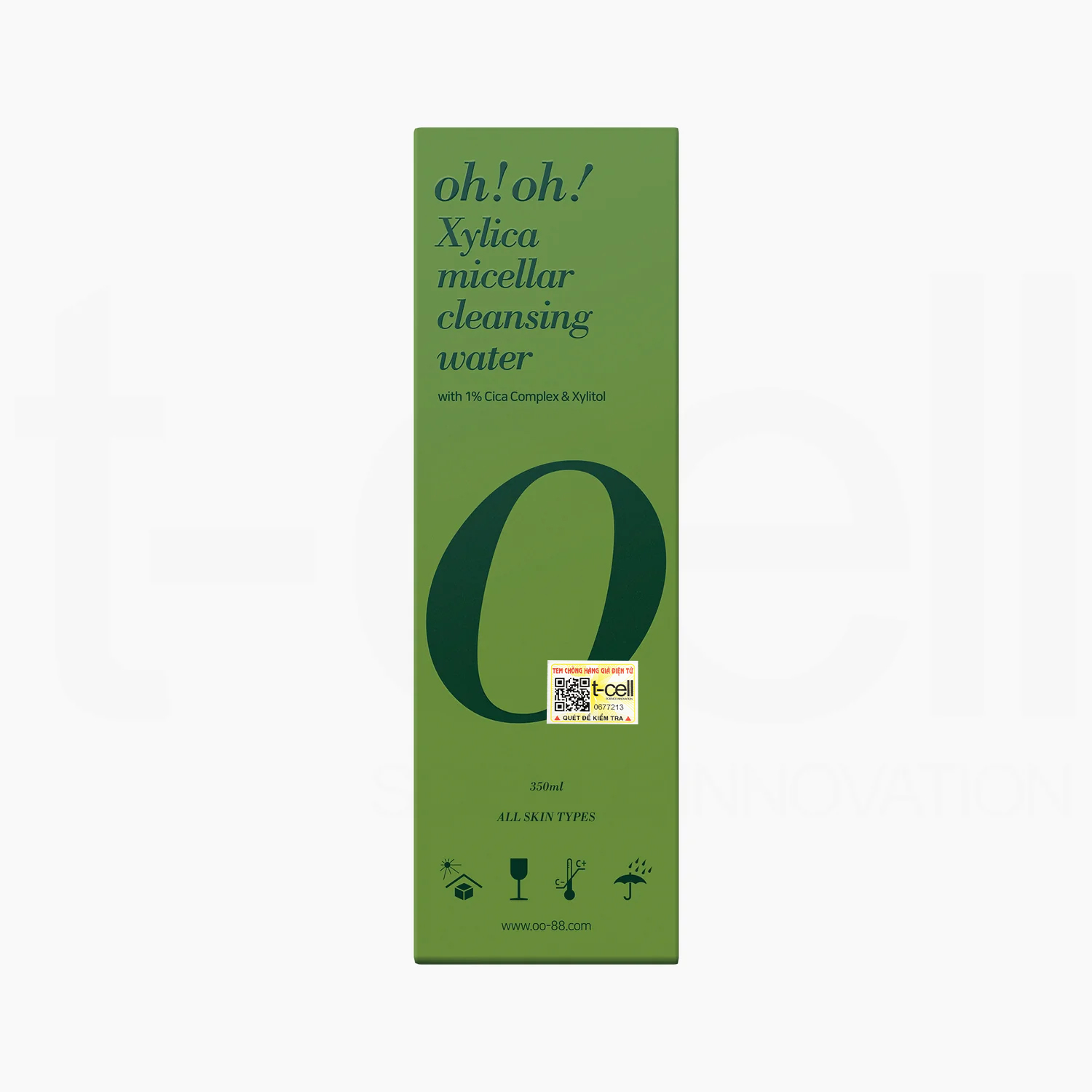 Nước Tẩy Trang Chuyên Sâu Phục Hồi Màng Lipid oh!oh! Xylica Micellar Cleansing Water (1% Cica Complex &amp; Xylitol)
