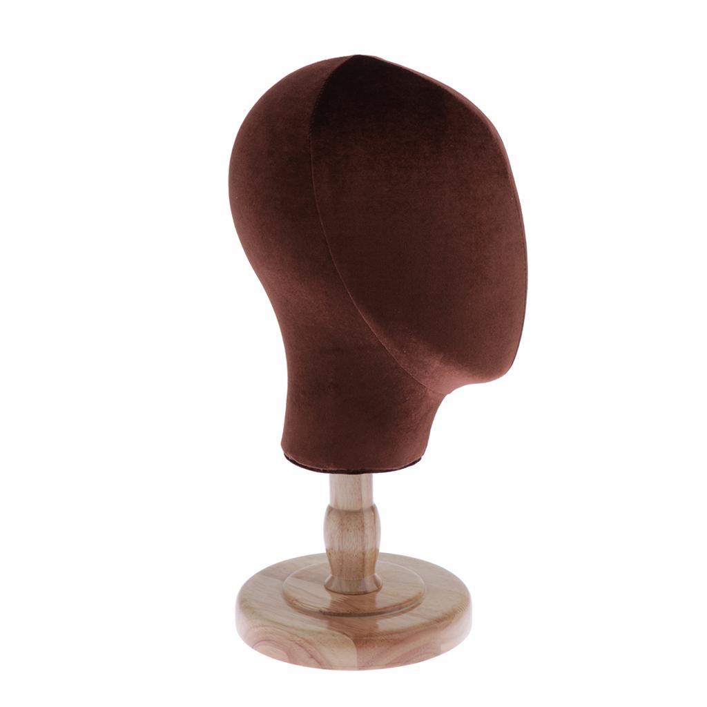 Mannequin Head Wig Holder Display Stand Salon Styling Hat/ Rack Black