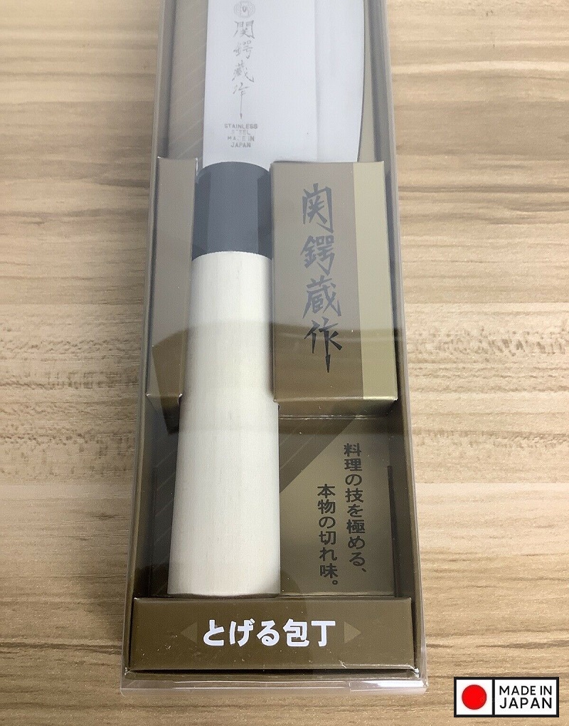 Dao thái cắt rau cán gỗ của Nhật Bản lưỡi dài17.3cm thép không gỉ - Hàng nội địa Nhật Bản |#Made in Japan|