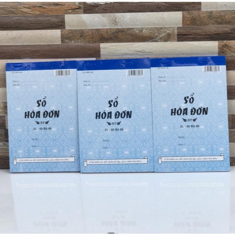Hóa đơn 2 liên khổ 13 x 19cm có bìa kê tiện dụng
