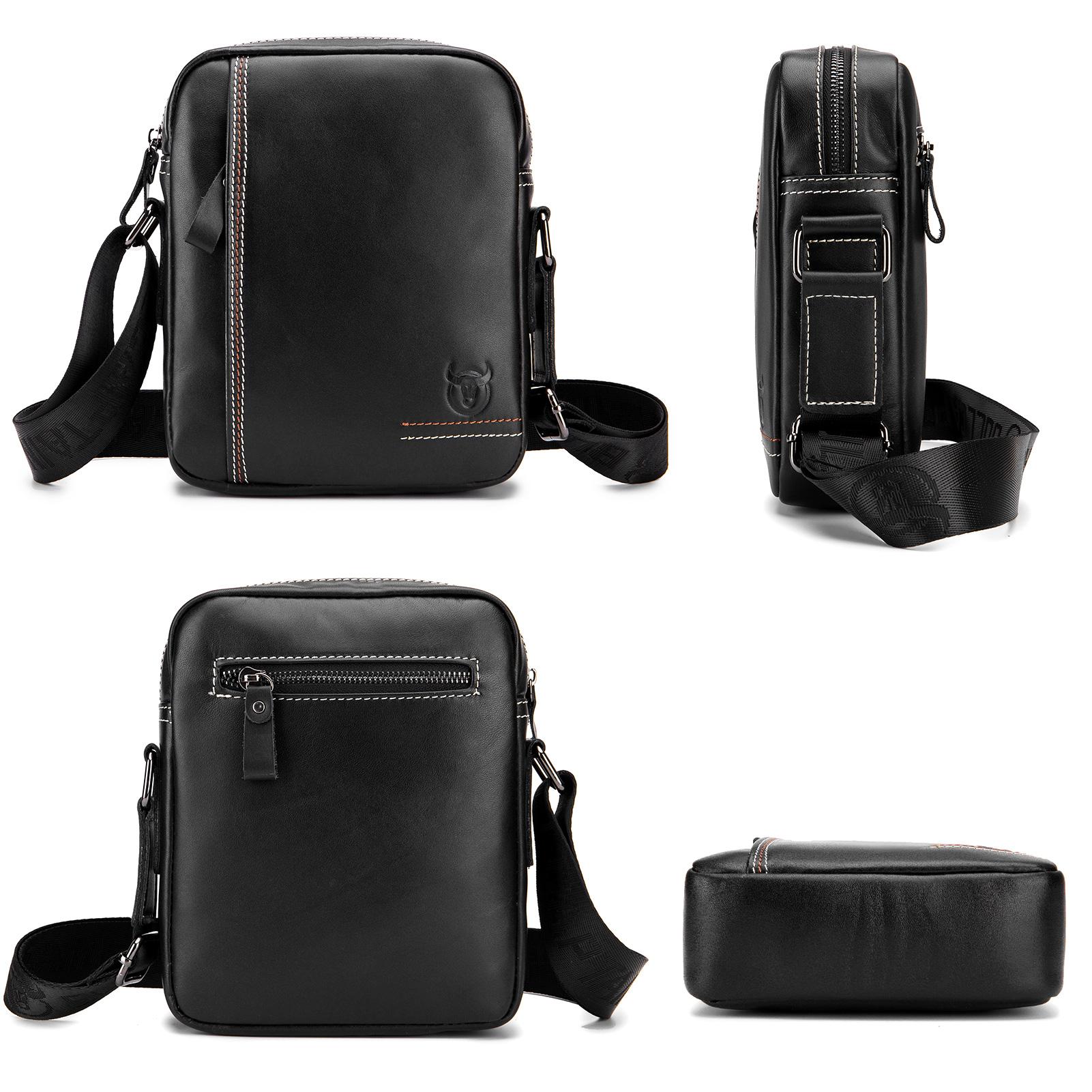 Túi Da Đeo Chéo Nam Sành Điệu Nằm Dọc Dành Cho Dân Công Sở Học Sinh Sinh Viên Bullcaptain