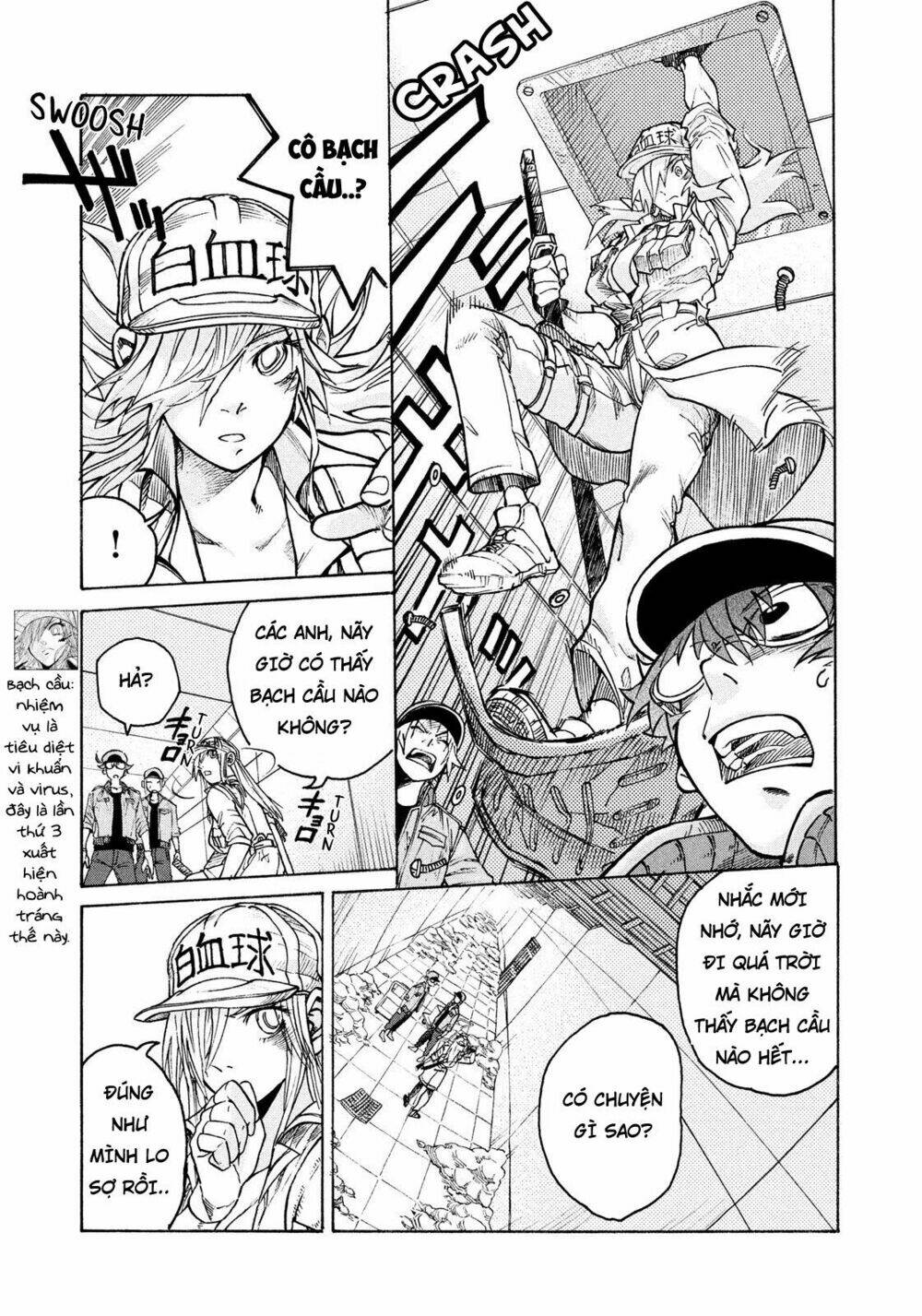 biệt đội tế bào black - hataraku saibou black chapter 6 11