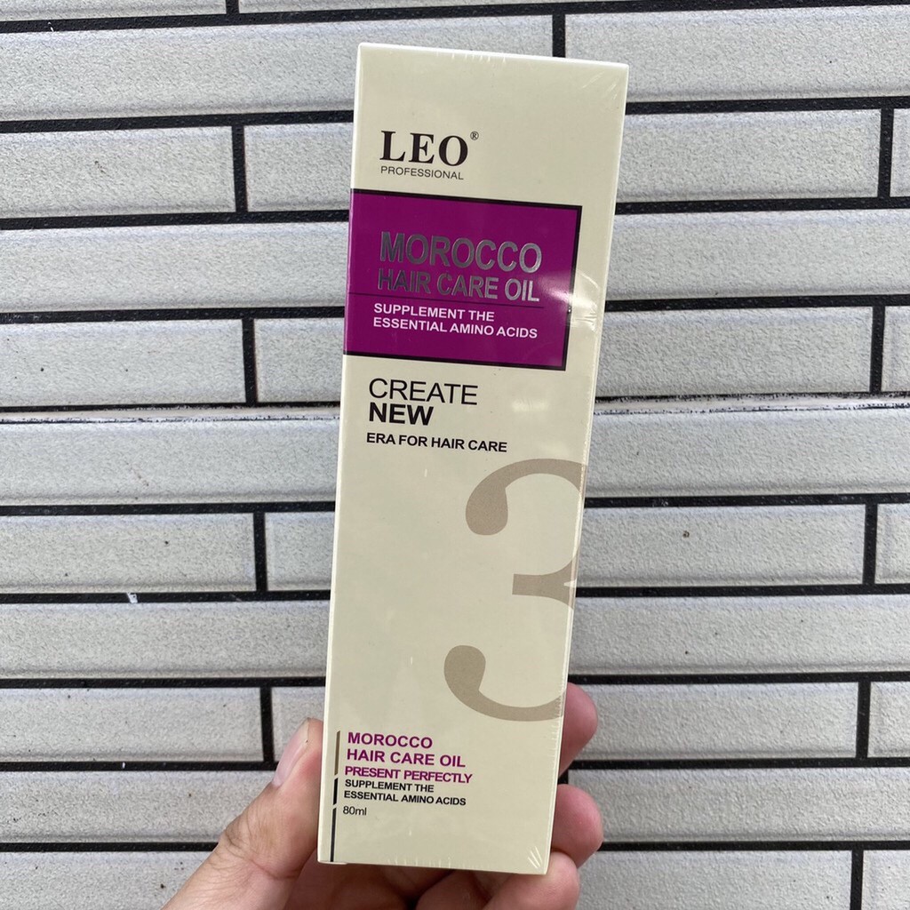 Tinh dầu bóng cao cấp LEO Prosee Morocco Hair Care Oil Create New 80ml