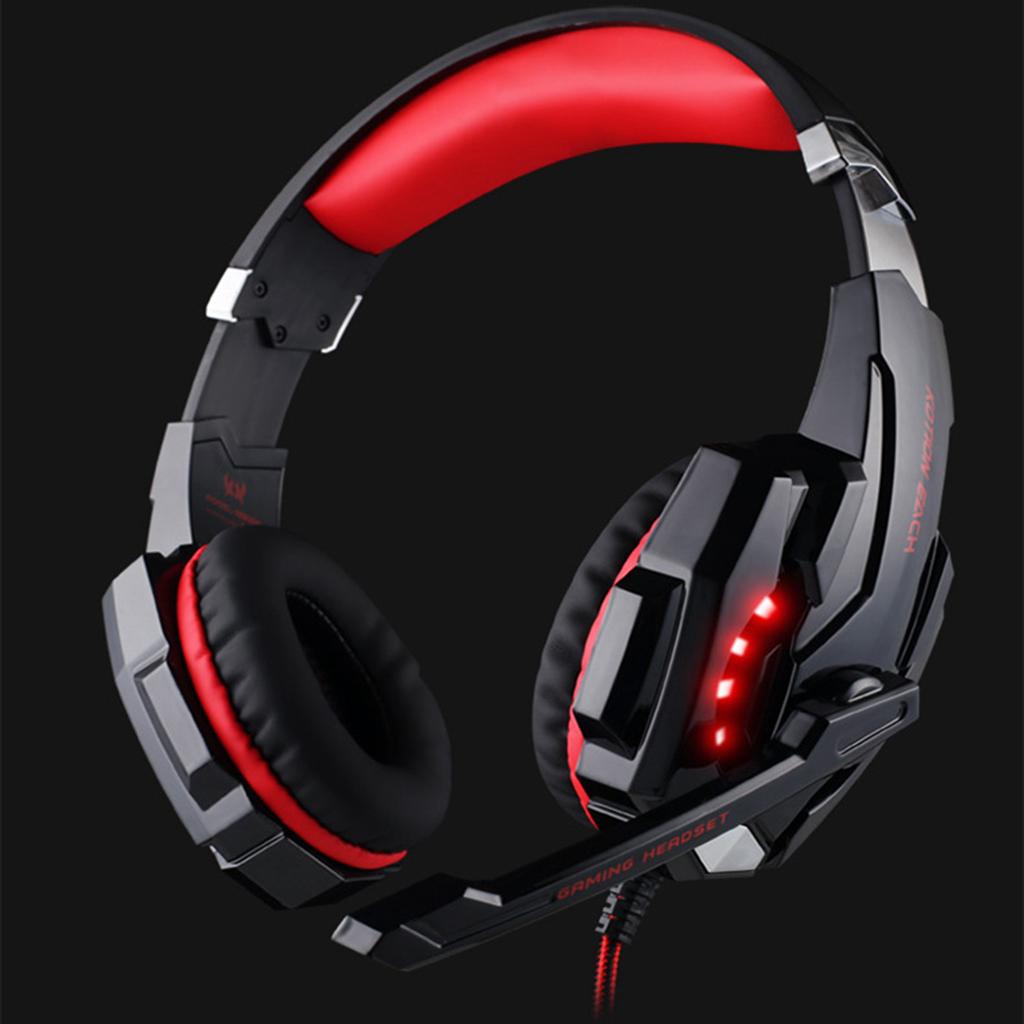 3.5mm Gaming Headset Headphones Mic For PC Laptop Desktop