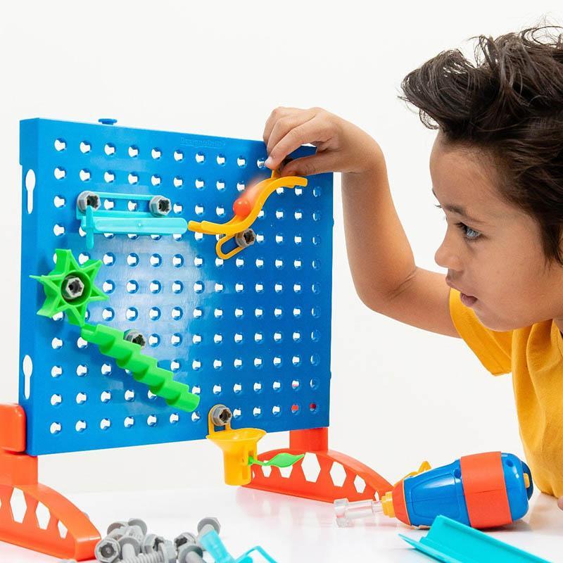 Learning Resources Đồ chơi máy khoan sáng tạo thiết kế mê cung - Design &amp; Drill Marble Maze