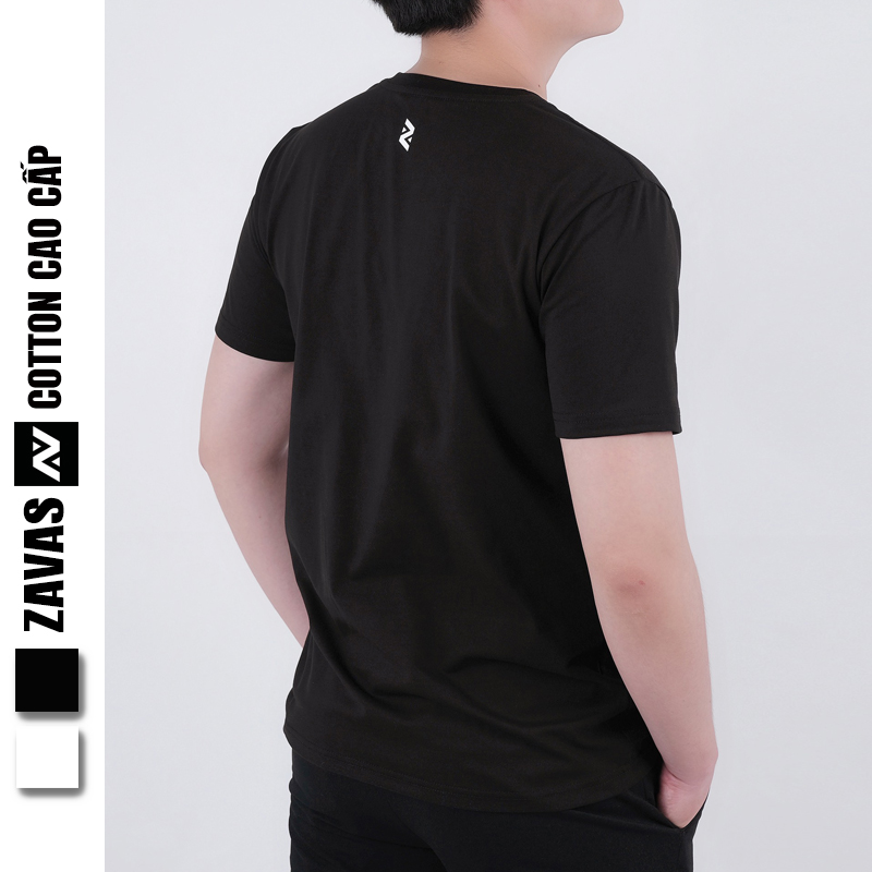 Áo thun nam cổ tròn cao cấp ngắn tay đẹp chất vải cotton co giãn 4 chiều thoáng mát ZAVAS Z13