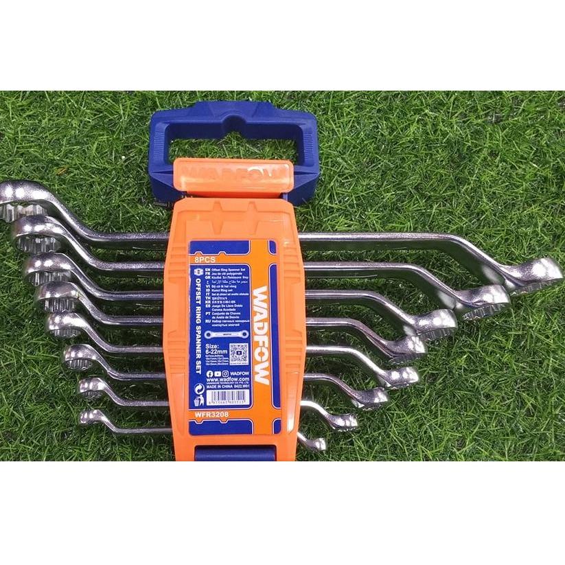 BỘ 8 CỜ LÊ 2 ĐẦU VÒNG 6-22MM WADFOW WFR3208 - HÀNG CHÍNH HÃNG
