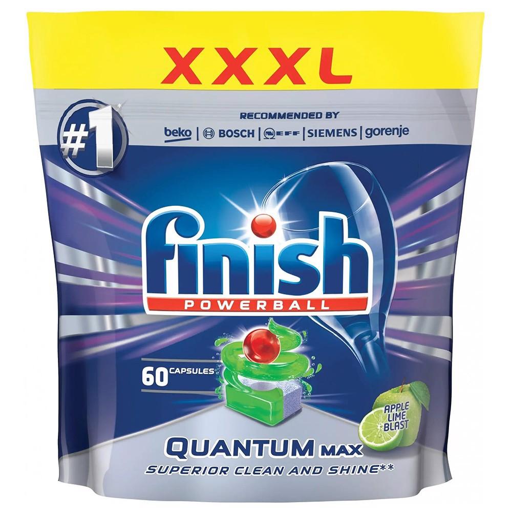 Viên rửa Finish Quantum/ Quantum max 60v (dùng cho máy rửa chén bát)