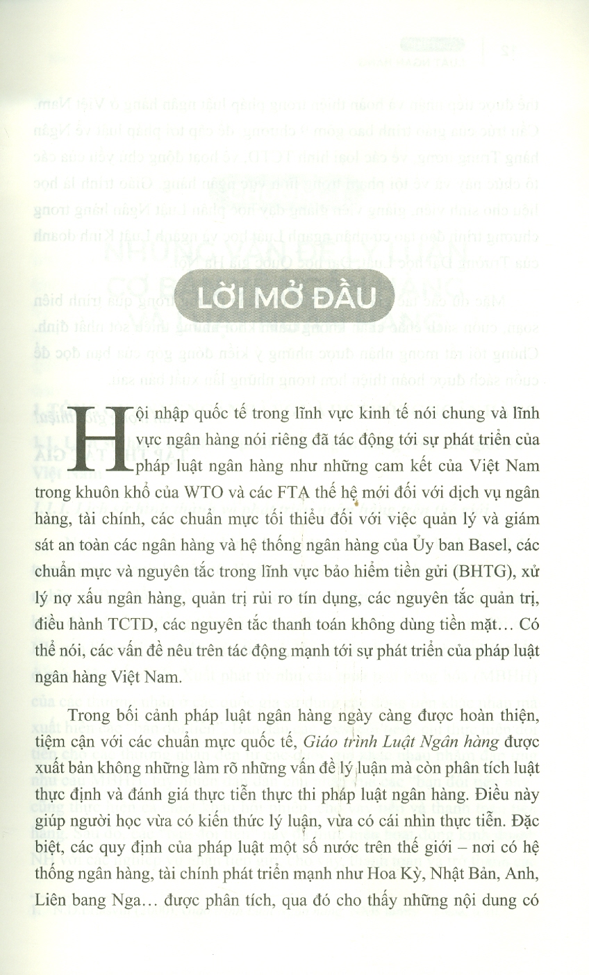 Giáo Trình Luật Ngân Hàng