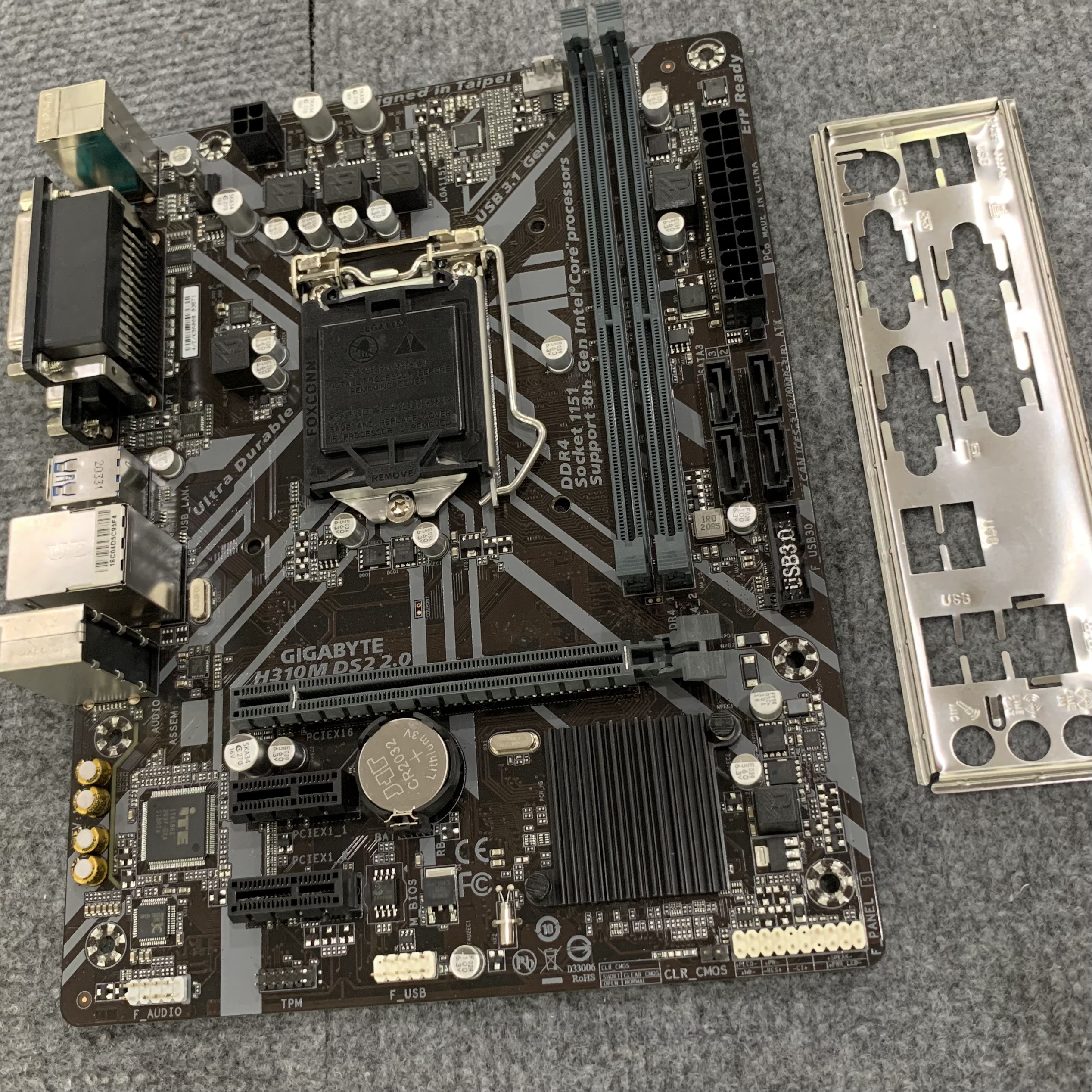 Mainboard GIGABYTE H310M-DS2 (Intel H310, Socket 1151, m-ATX, 2 khe RAM DDR4) - Hàng chính hãng