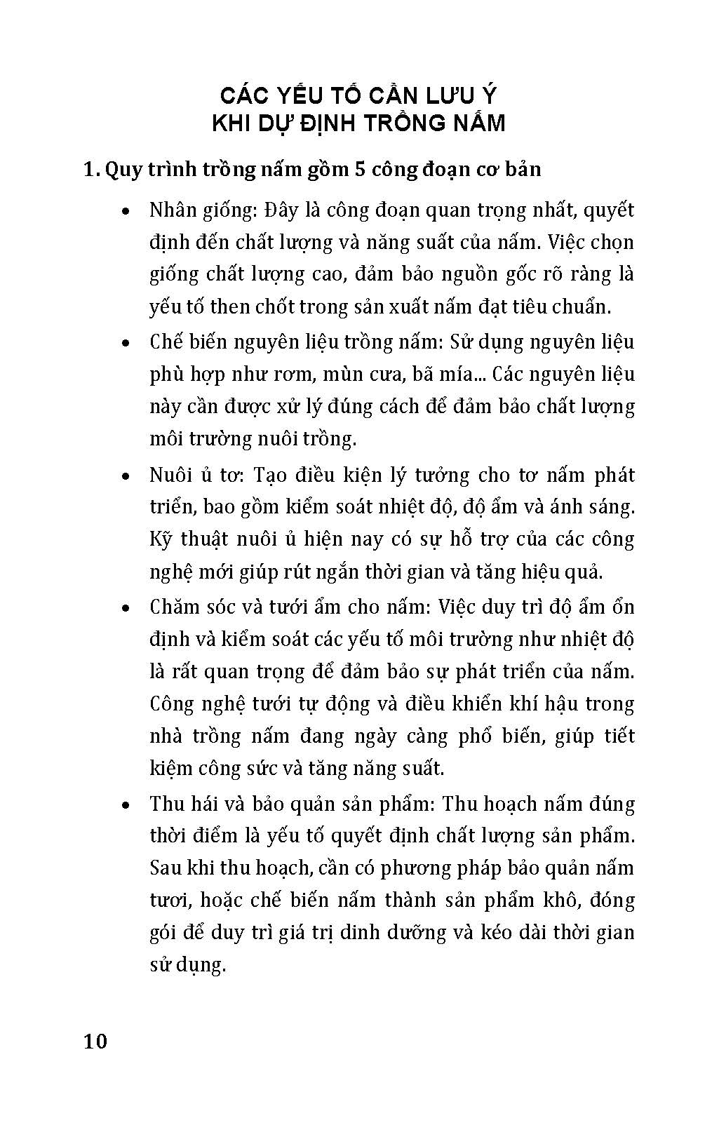 Nông Nghiệp Xanh Và Sạch - Trồng Nấm Sạch Năng Suất Cao