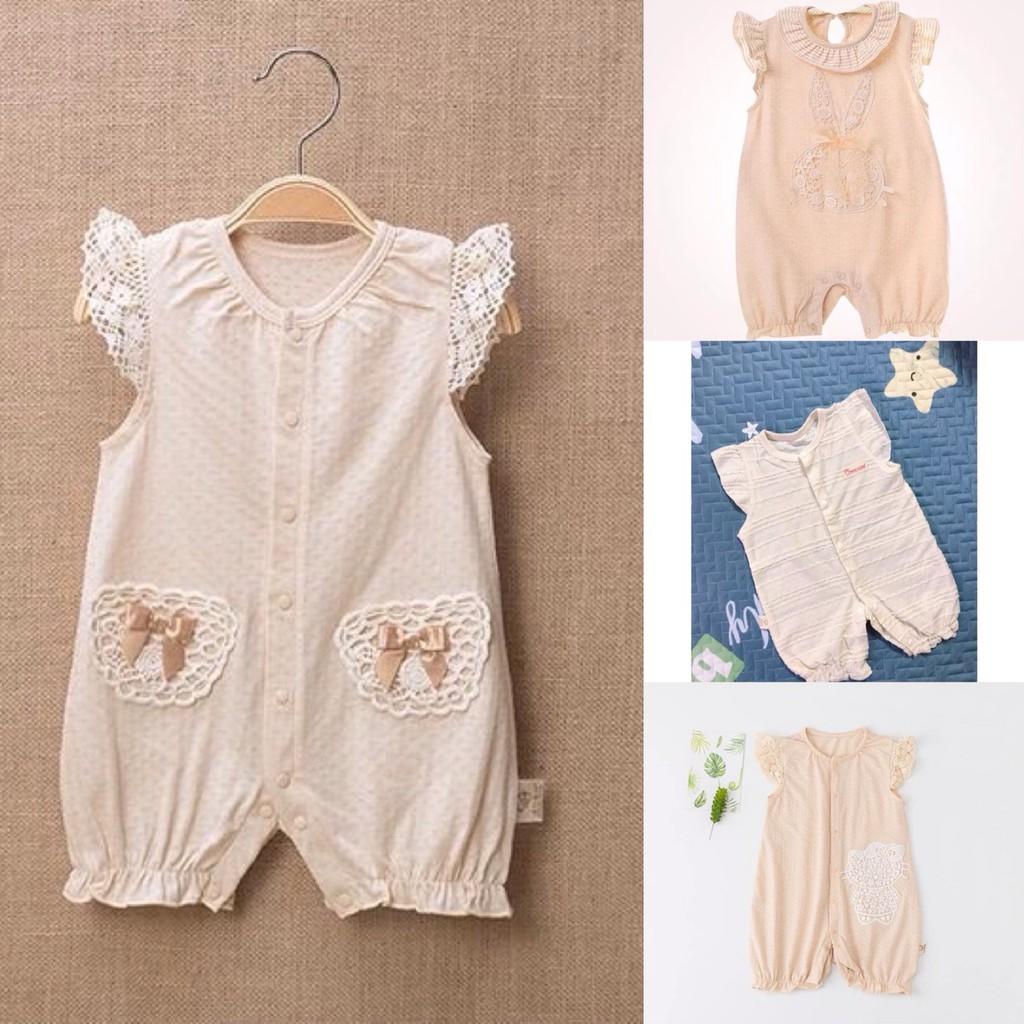 Body đùi bé gái Mommy's care 100% cotton hữu cơ tự nhiên cao cấp siêu cute