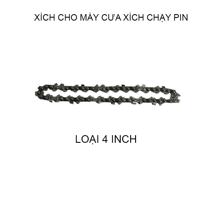 (Phụ kiện) Lam hoặc Xích cho máy cưa điện cầm tay, loại 4 inch, 6 inch tùy chọn