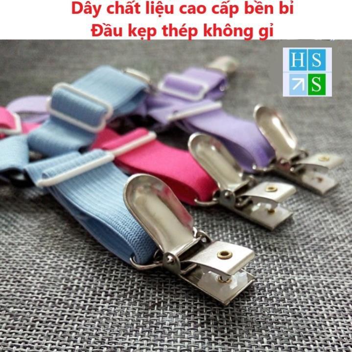 Bộ 4 Kẹp ga trải giường chống xê dịch, cố định và giữ phẳng drap ga phủ giường (Giao mầu ngẫu nhiên) - 