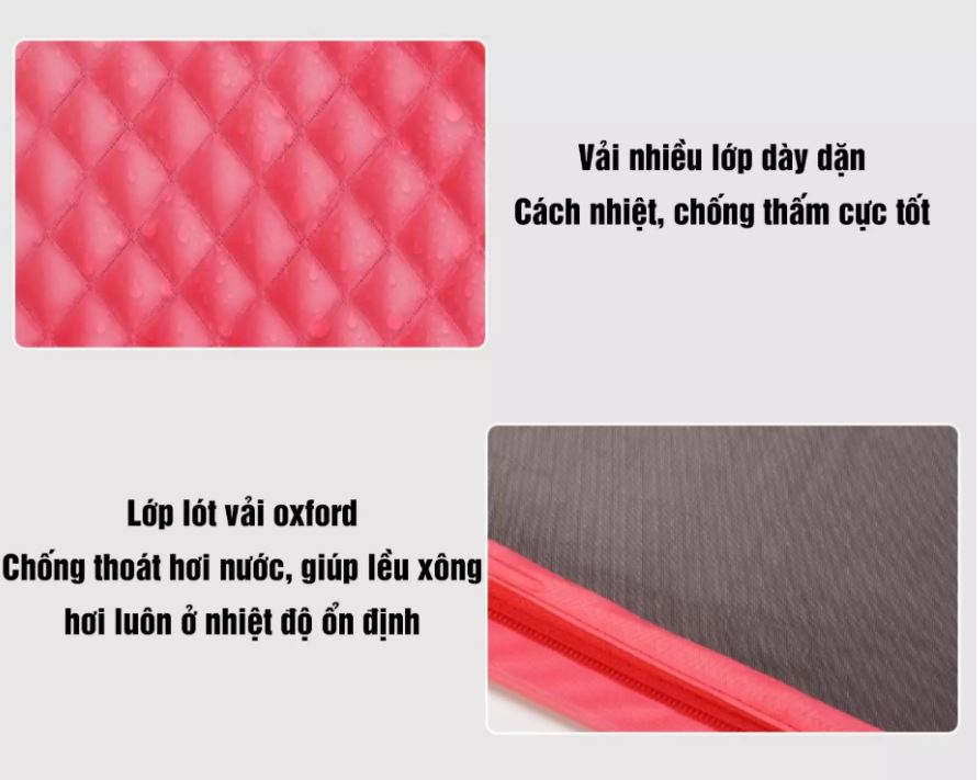Lều Xông Hơi Tại Nhà Sau Sinh Cao Cấp - Lều Xông Hơi Toàn Thân Tự Bung Chống Thấm Tốt, Độ Bền Cao