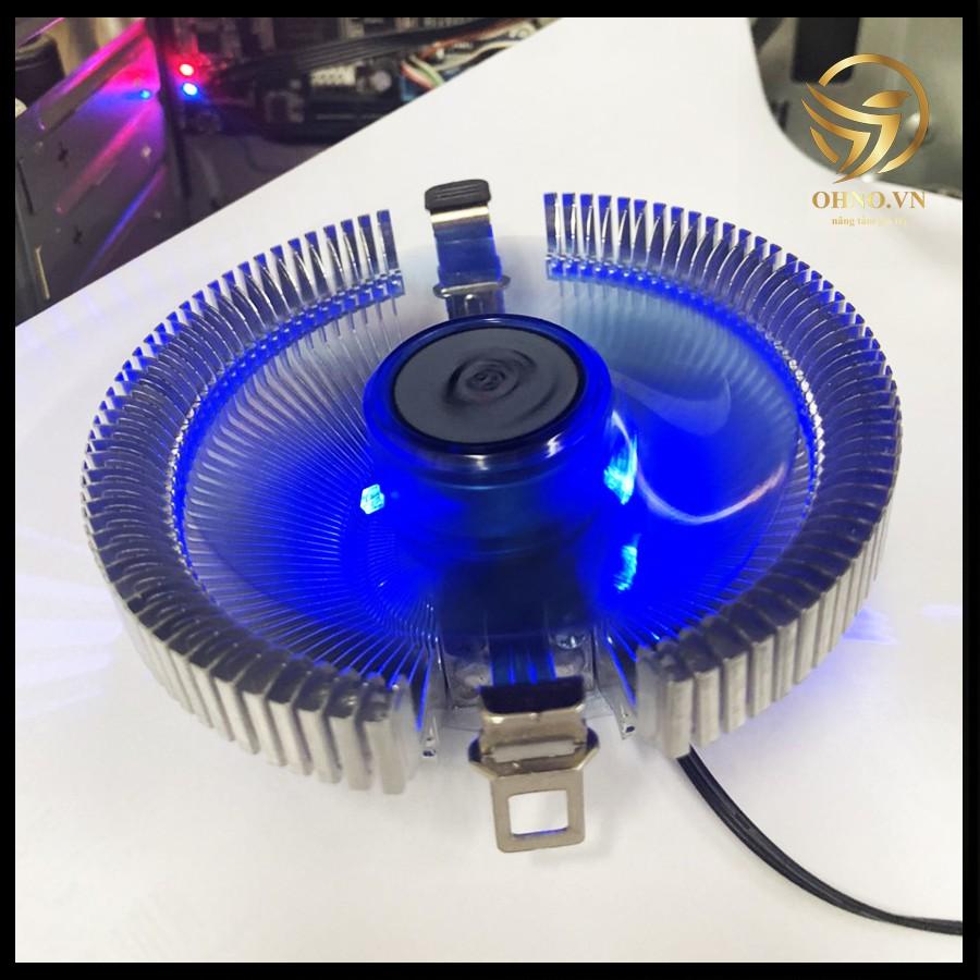 Fan CPU Cho PC Đa Năng 775 Có LED Quạt Tản Nhiệt Khí Làm Mát CPU Máy Tính LED Đơn Sắc - OHNO VIỆT NAM