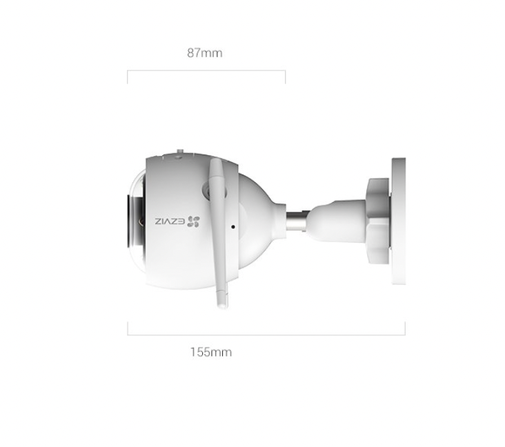 Camera IP Wifi Ngoài Trời Ezviz H3 3K 5MP - Phát hiện dáng người và xe cộ, ghi hình màu ban đêm, điều khiển bằng cử chỉ vẫy tay, cảnh báo giọng nói, đàm thoại 2 chiều - Hàng chính hãng