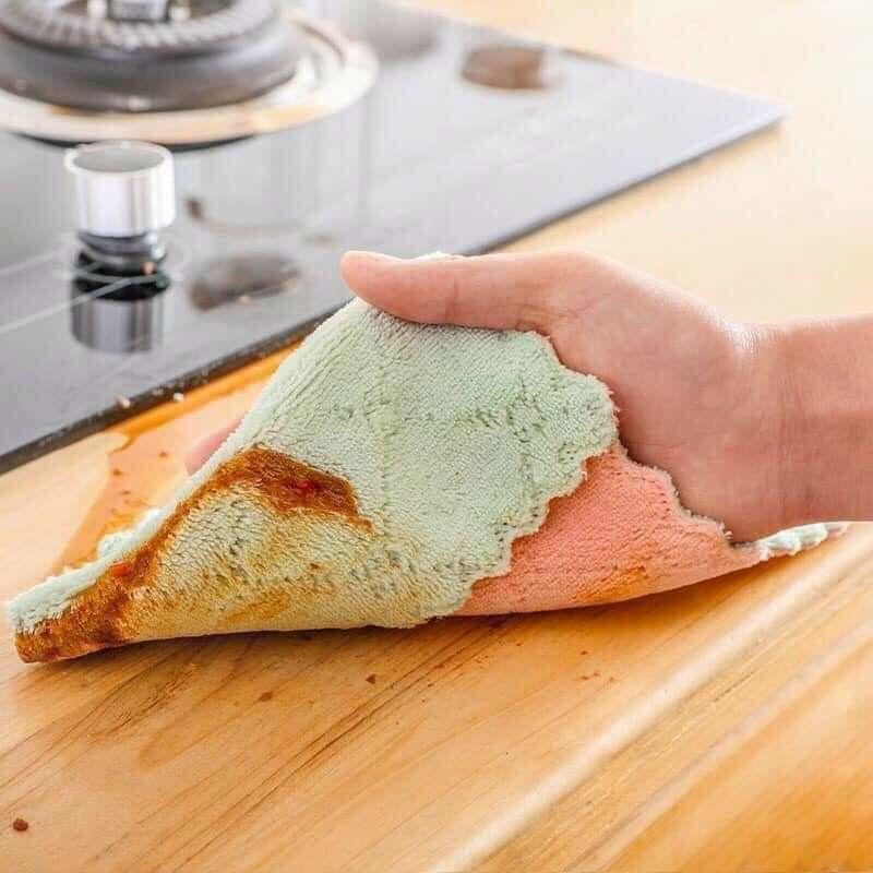Khăn lau bông đa năng siêu mền mịn sét 10 cái