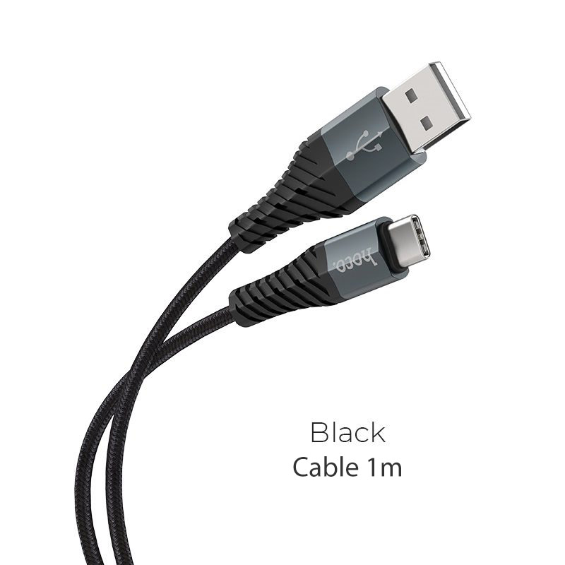 Cáp Sạc Nhanh Hoco X38 Dây Nylon Bền Chắc Chống Rối, Đầu USB to Type-C 3A &amp; Lightning 2.4A, Hỗ Trợ Sạc Pin Và Chuyền Dữ Liệu - Hàng Chính Hãng