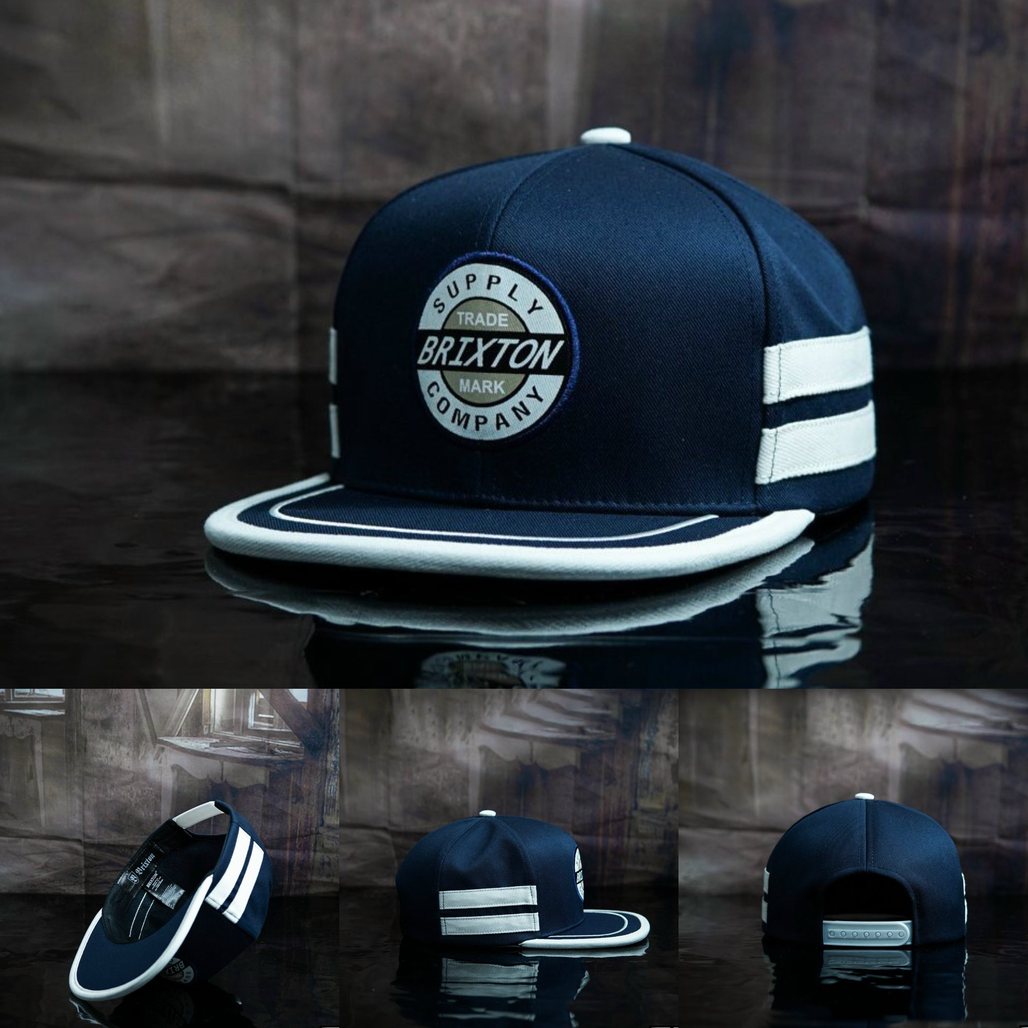 Mũ lưỡi trai lưỡi phẳng , nón snapback BRIXTON  2022