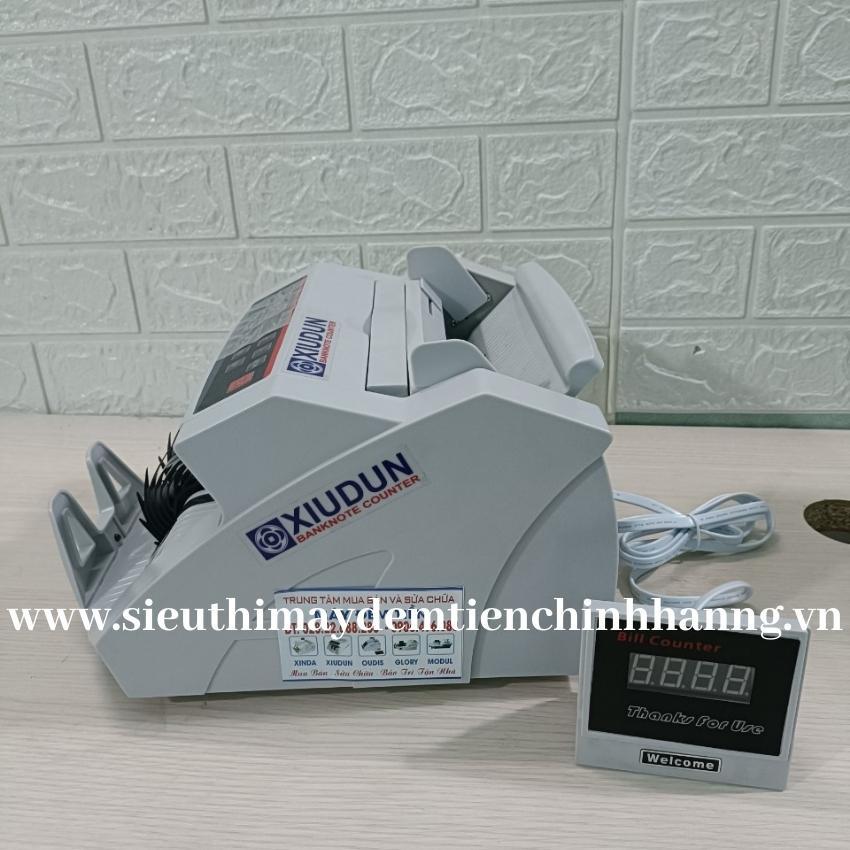 Máy đếm tiền mini - Xiudun 2100W, có màn hình rời, siêu bền, bảo hành 18 tháng