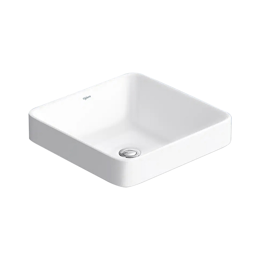 Lavabo bán âm bàn Viglacera CD20 chất liệu sứ ceramic phủ men Nano cao cấp, lòng chậu sâu tối ưu, không rò rỉ nước - Hoa Sen Home - Hàng chính hãng