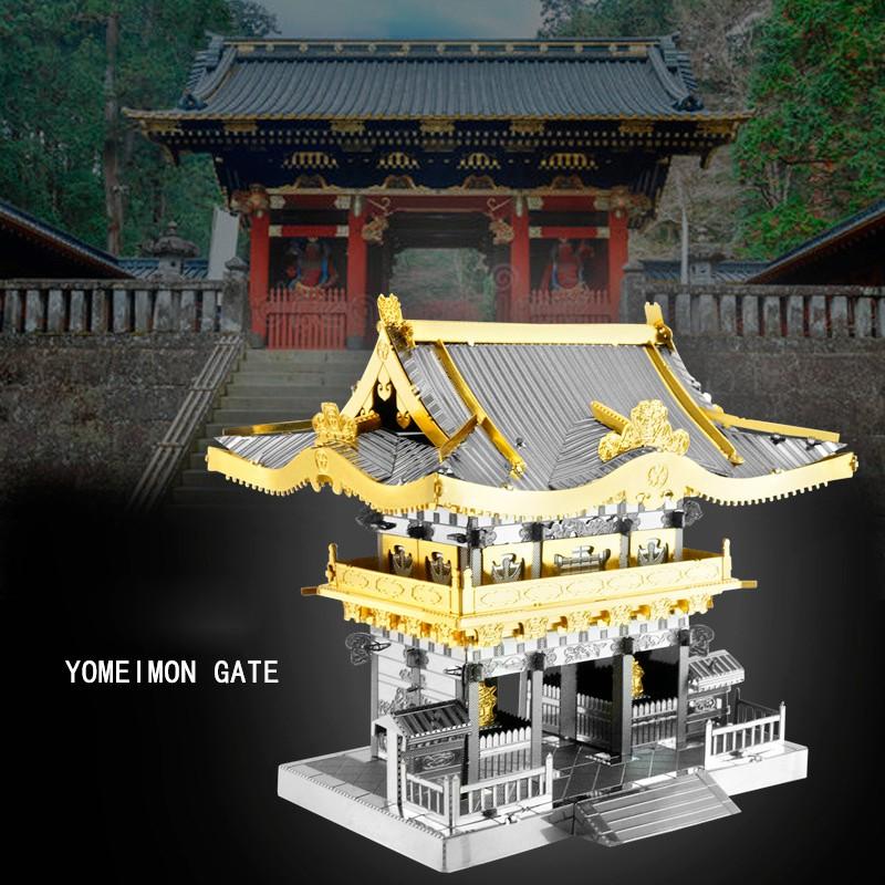 Mô Hình Lắp Ghép Kim Loại Kiến Trúc cổ nhật bản