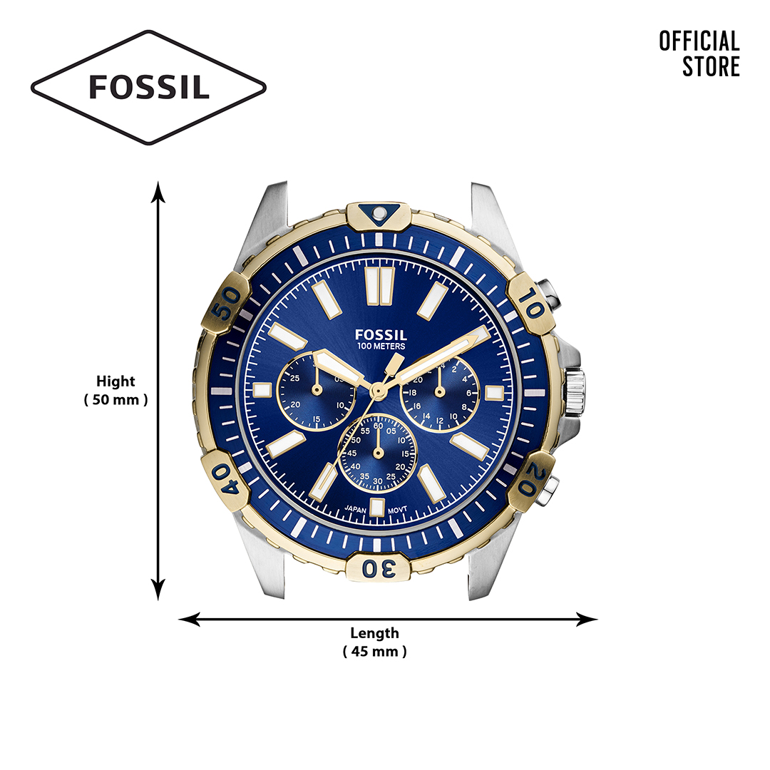 Đồng hồ nam FOSSIL Garret dây da FS5625 - màu nâu