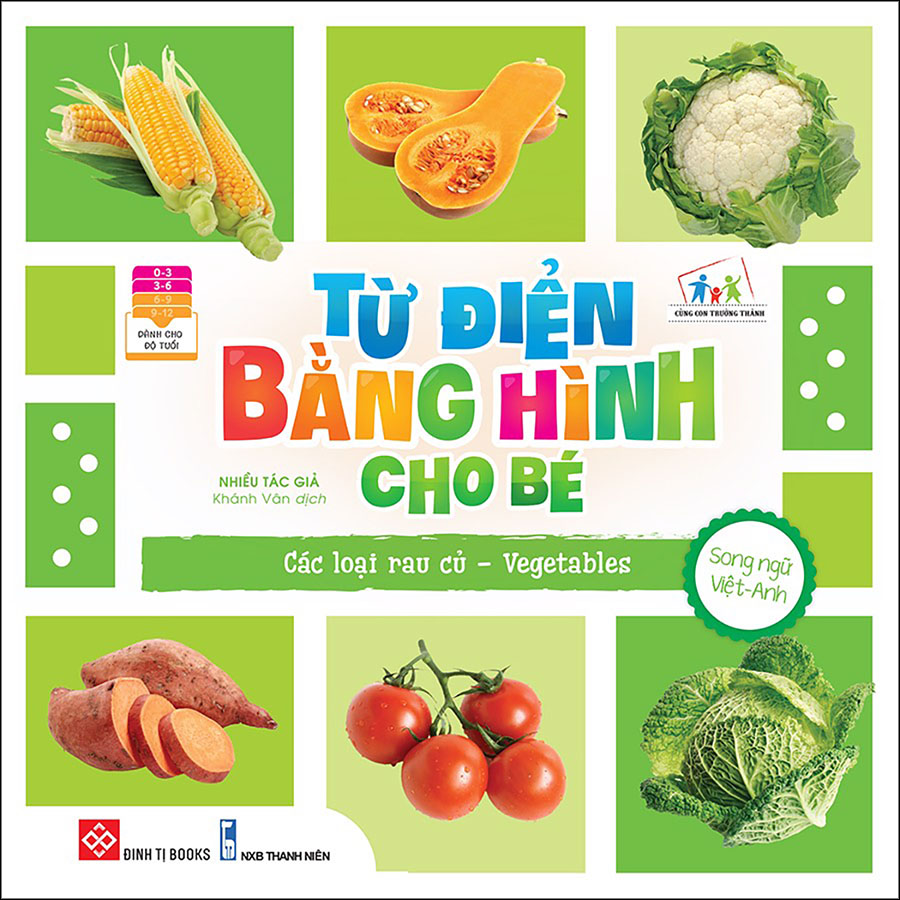 Từ Điển Bằng Hình Cho Bé - Các Loại Rau Củ - Vegetables