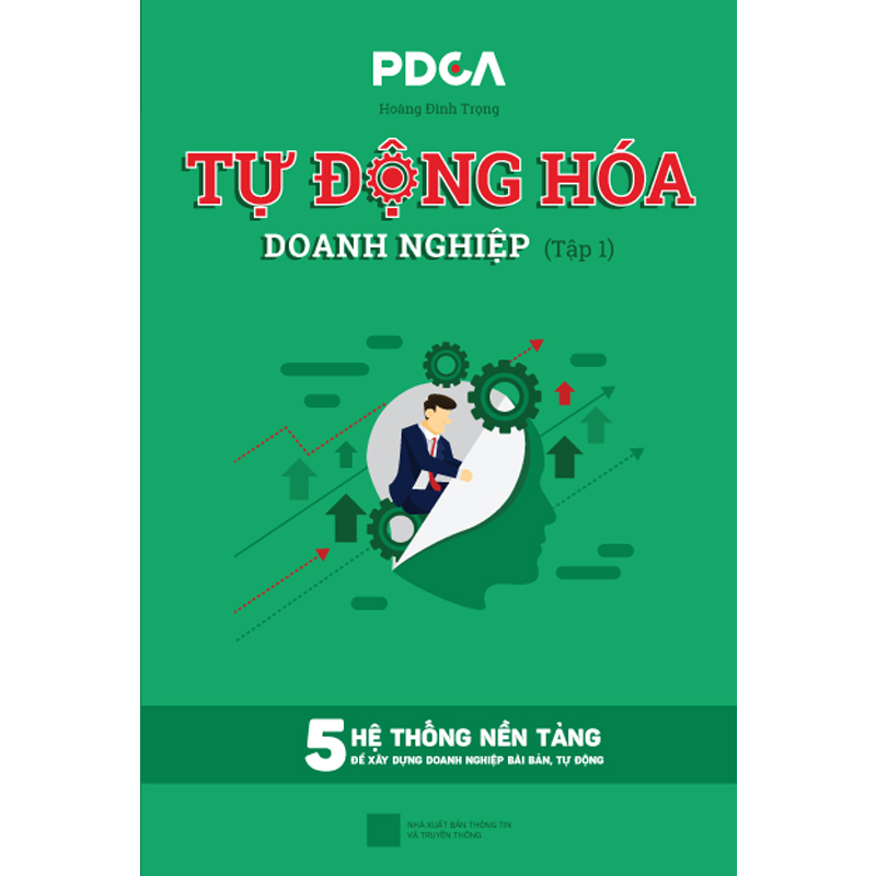 Sách Tự Động Hóa Doanh Nghiệp (Tập 1) &quot;5 hệ thống nền tảng để xây dựng doanh nghiệp bài bản tự động&quot;, sách quản trị kinh doanh, sách quản trị nhân sự, sách quản lý, sách lãnh đạo