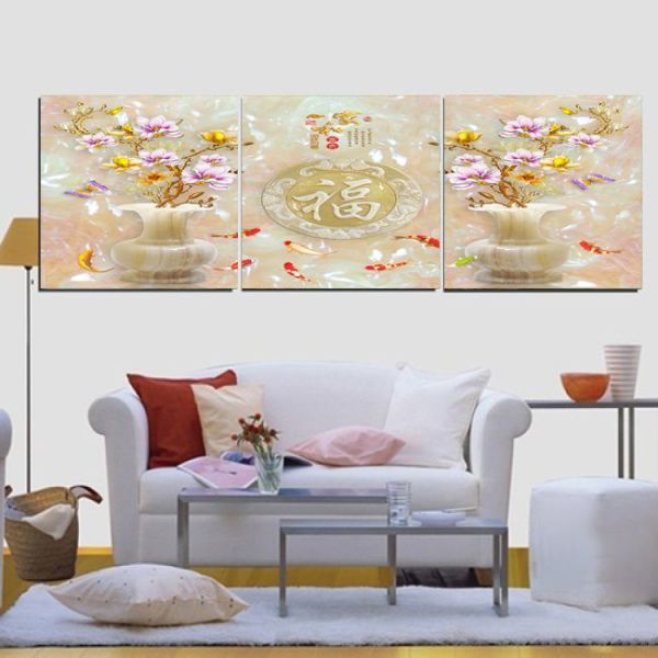 Tranh Treo Tường Hiện Đại Phòng Khách - Bình Hoa s/2019/07/23/T3M--224