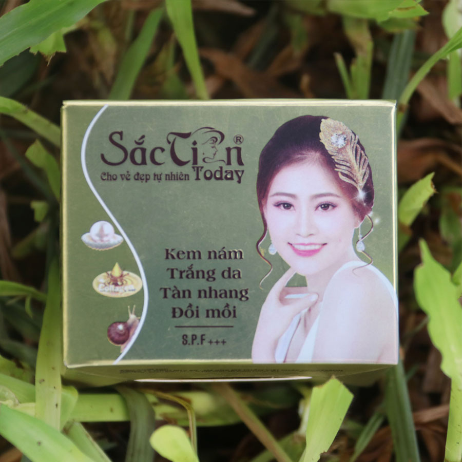 Bộ 1 Kem Nám Trắng Da Tàn Nhang Đồi Mồi 25g &amp; Sữa Rửa Mặt