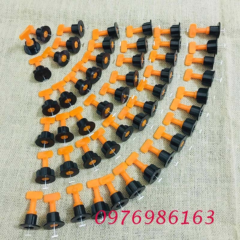Túi 50 chiếc kim sắt chữ T ke vít lát gạch tái sử dụng nhiều lần kim chữ T dự phòng ke ốp lát gạch