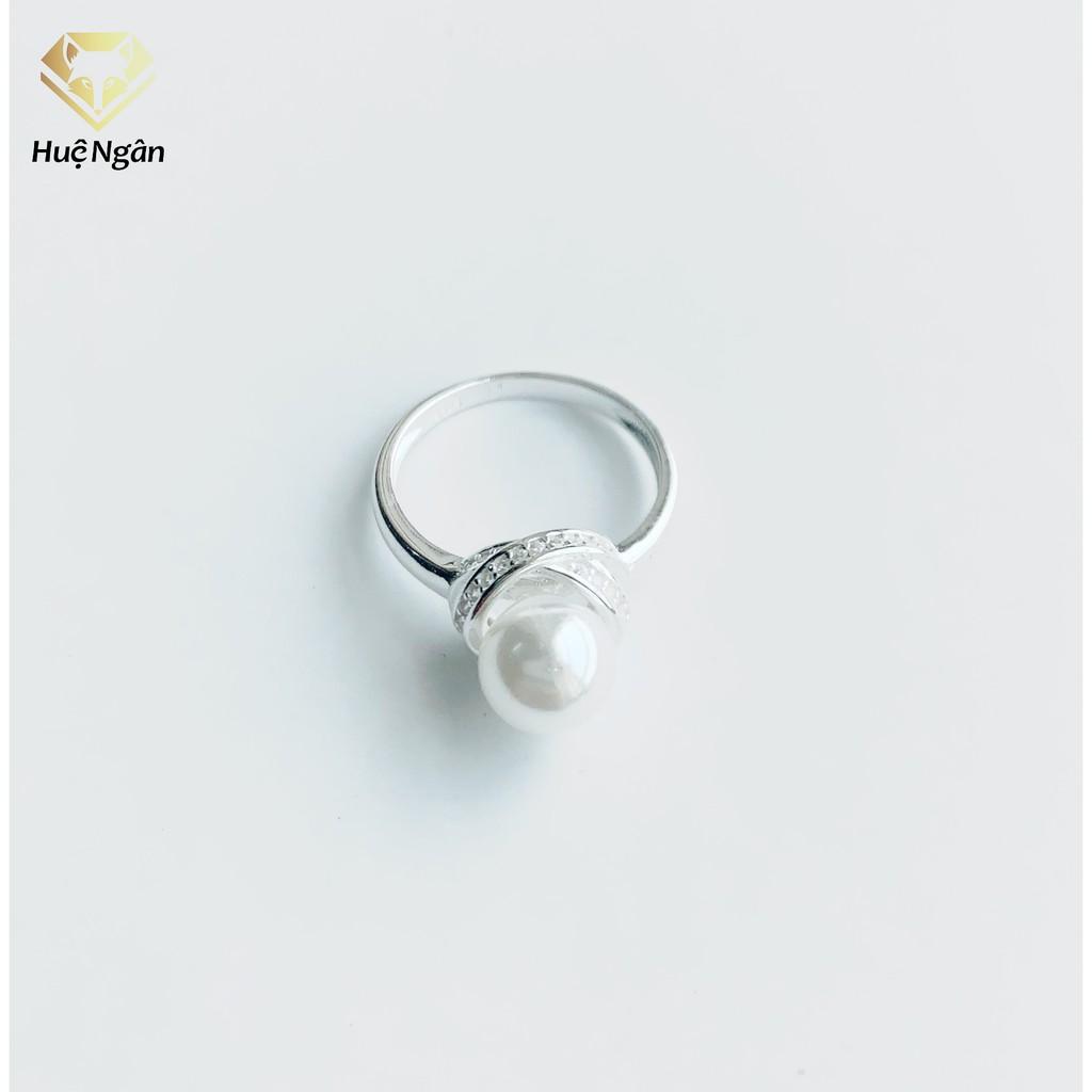 Nhẫn bạc Ý 925 Huệ Ngân - Nơ đẹp RR1221
