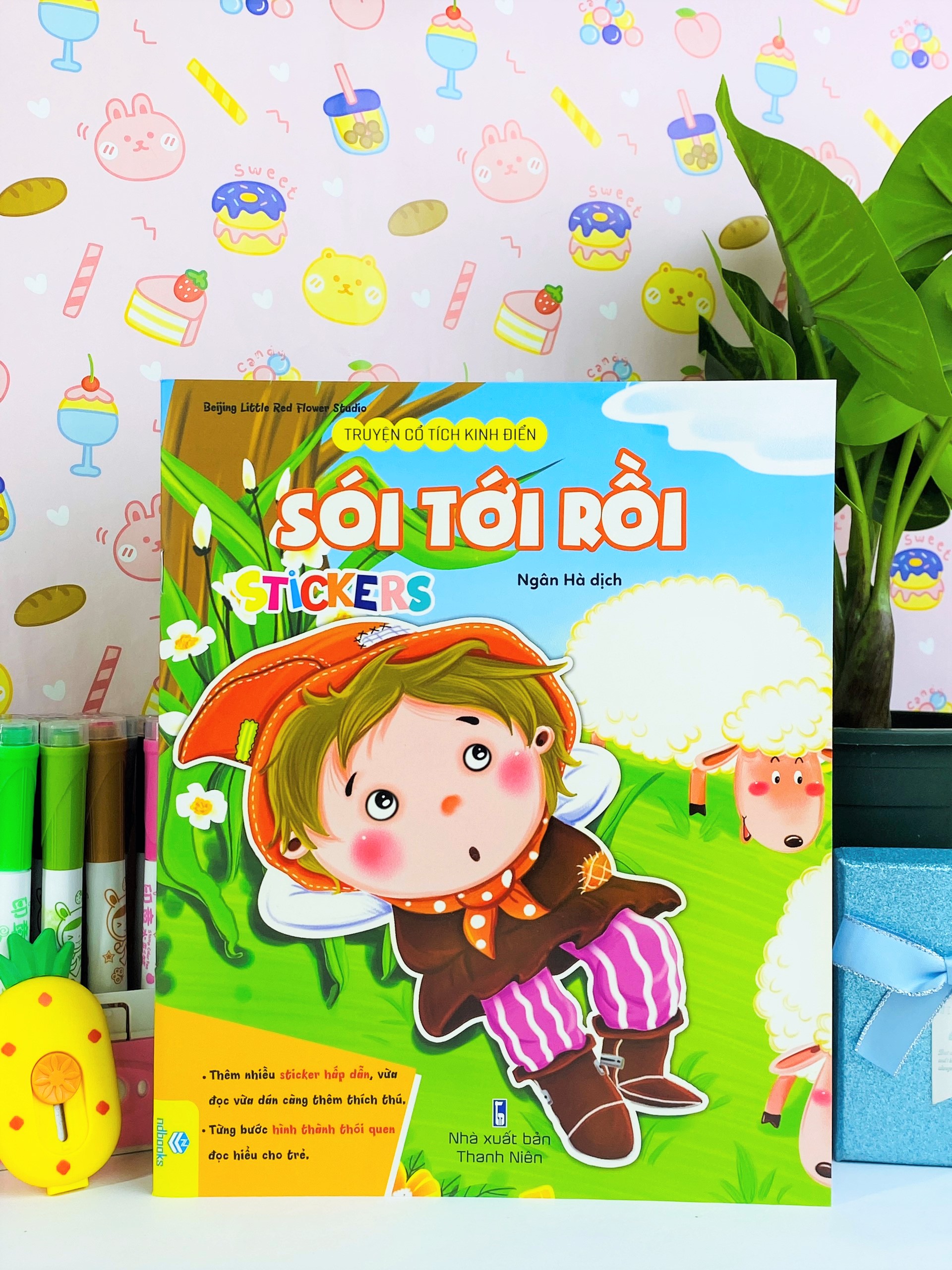 Sách - Combo 8 Cuốn Truyện Cổ Tích Kinh Điển Stickers - Ndbooks