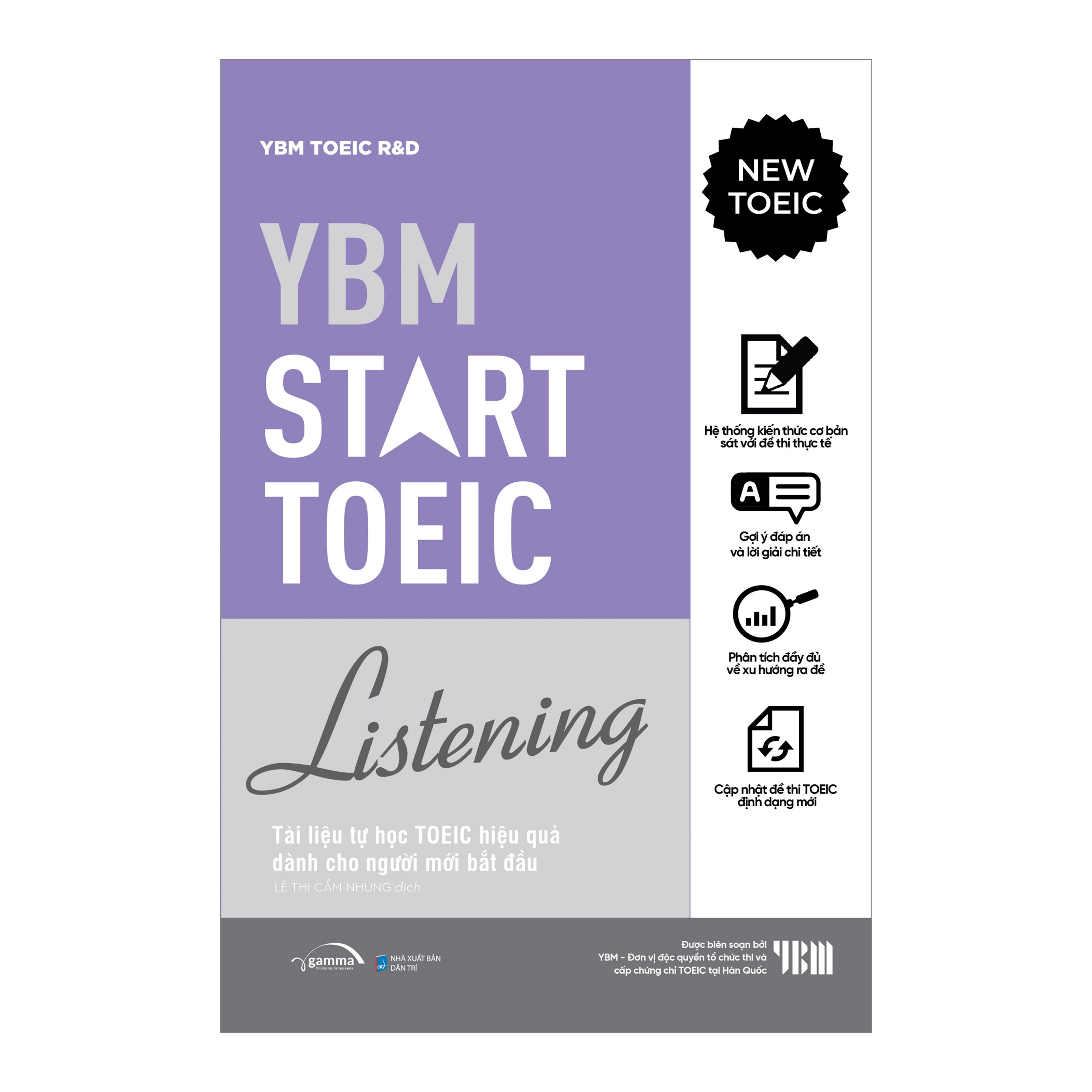 YBM Start TOEIC Listening - Tài liệu tự học TOEIC hiệu quả dành cho người mới bắt đầu