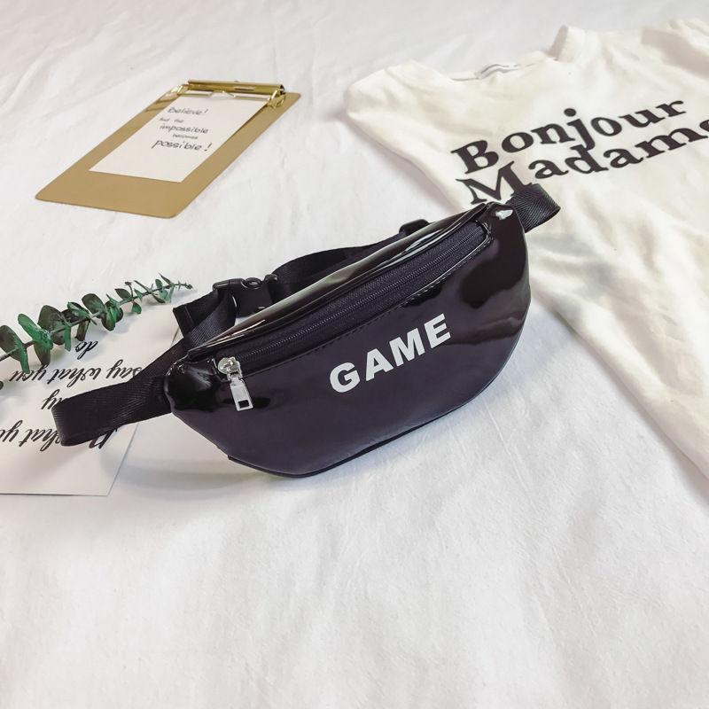 PU Thời Trang Trẻ Em Eo Gói Trẻ Em Đeo Vai In Chữ Bé Ngực Túi Bé Gái Bé Trai Màu Trẻ Sơ Sinh Điện Thoại túi Đeo Bụng