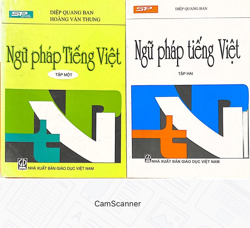 Combo Ngữ Pháp Tiếng Việt Tập 1 + 2