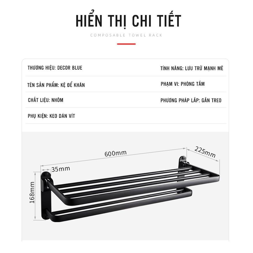 Giá Treo Khăn Nhà Tắm Cao Cấp Inox 304 Phong Cách Bắc Âu