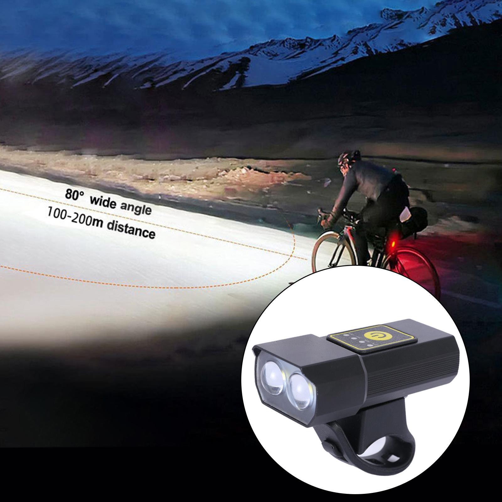 800LM Bike Front Light USB Rechargable Lamp Flashlight Headlight