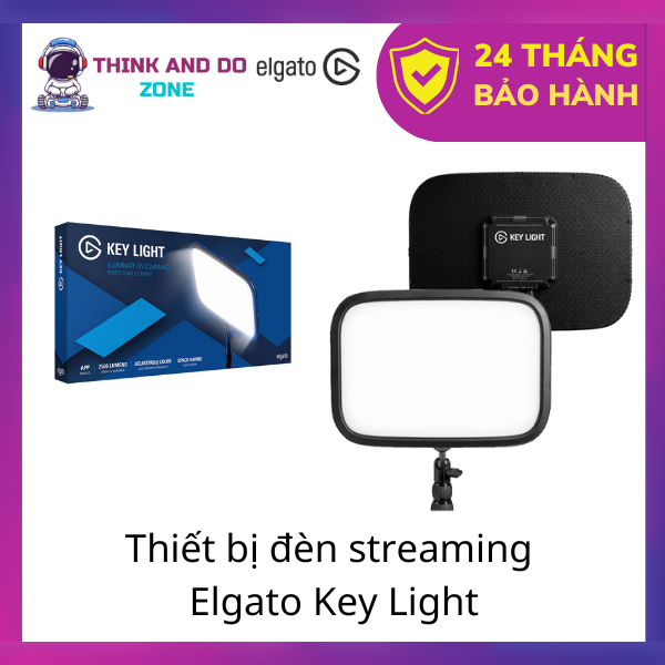 Thiết bị đèn streaming Elgato Key Light - Hàng chính hãng
